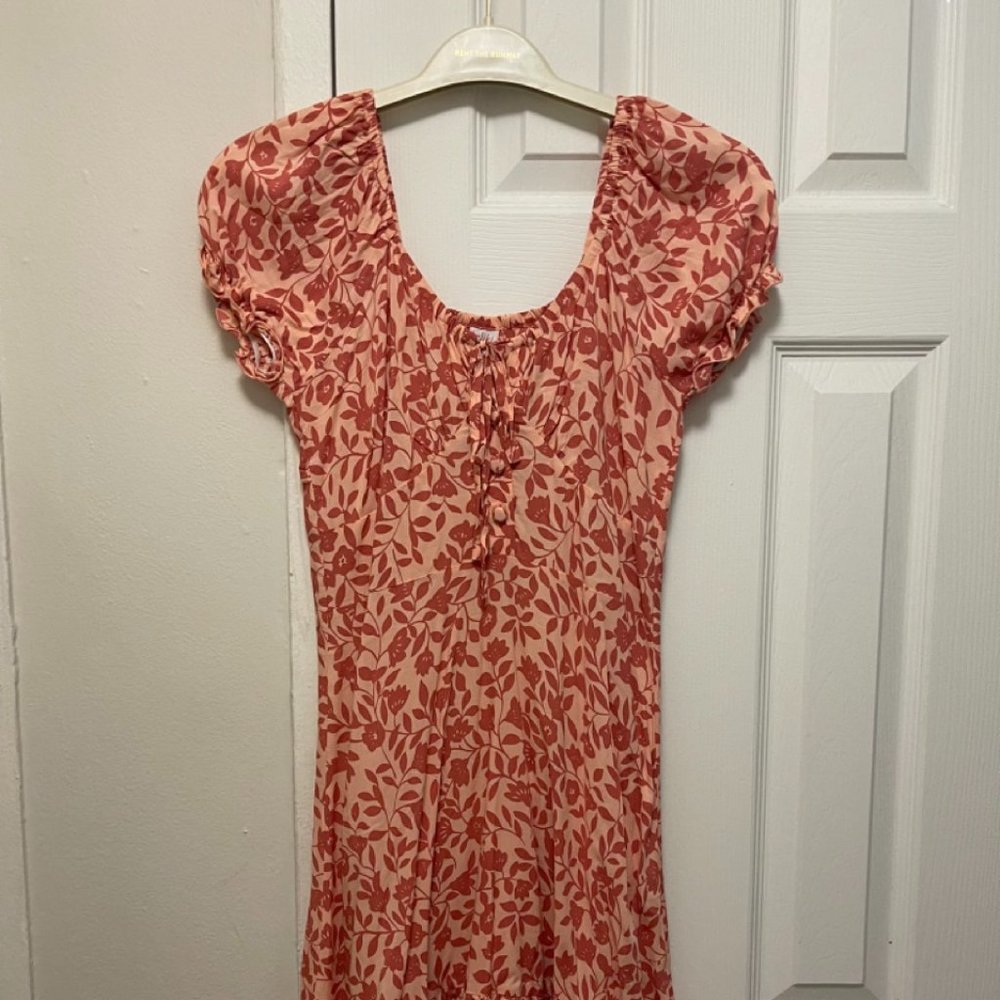 Kekeli Pink Summer Mini Dress